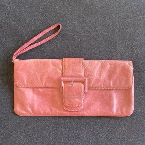 2000’s Hobo Pink Leather Clutch